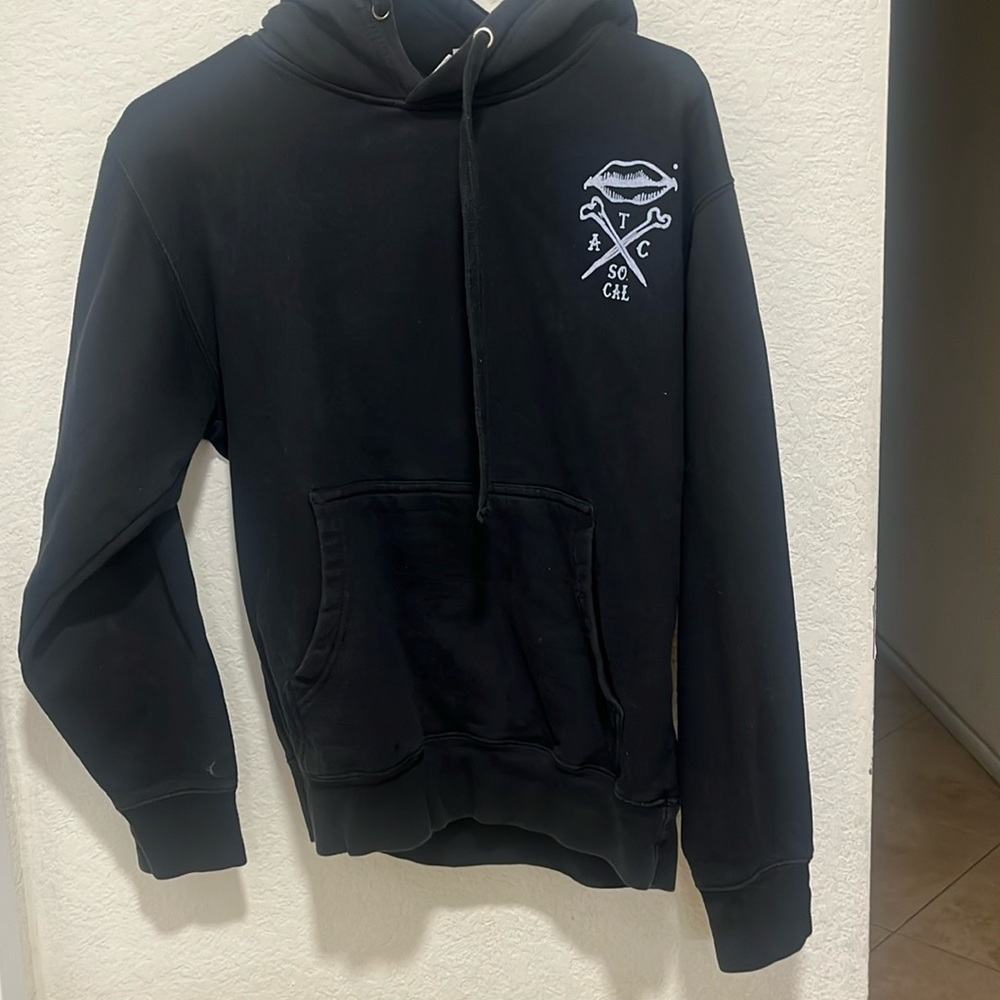 Black rockabilly hoodie